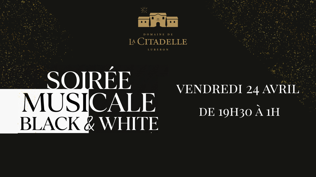 Soirée Black & White vendredi 24 avril