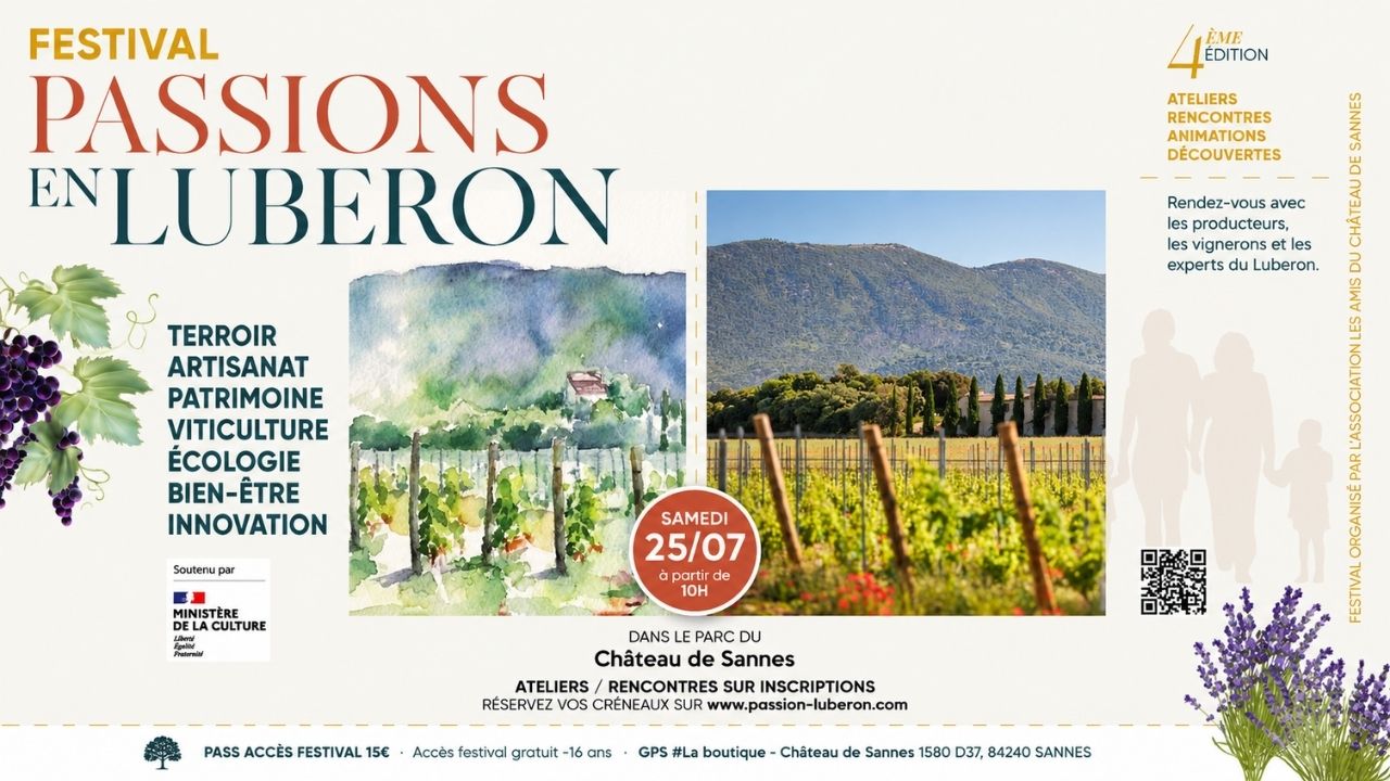 Retrouvez le Domaine de La Citadelle au Festival Passions en Luberon !