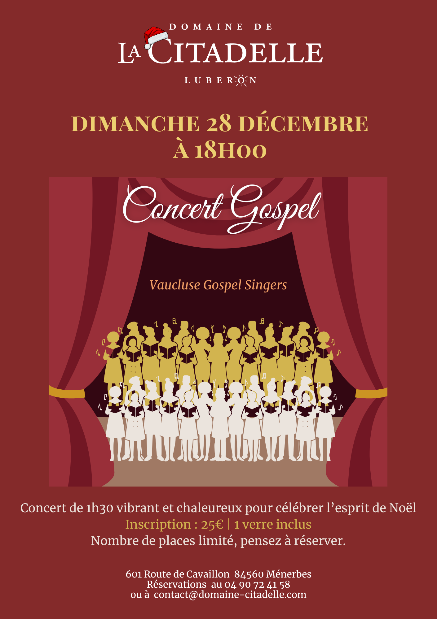 Entrée - Soirée Gospel