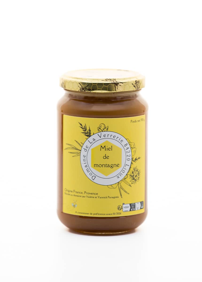 Miel artisanal de montagne - 500gr