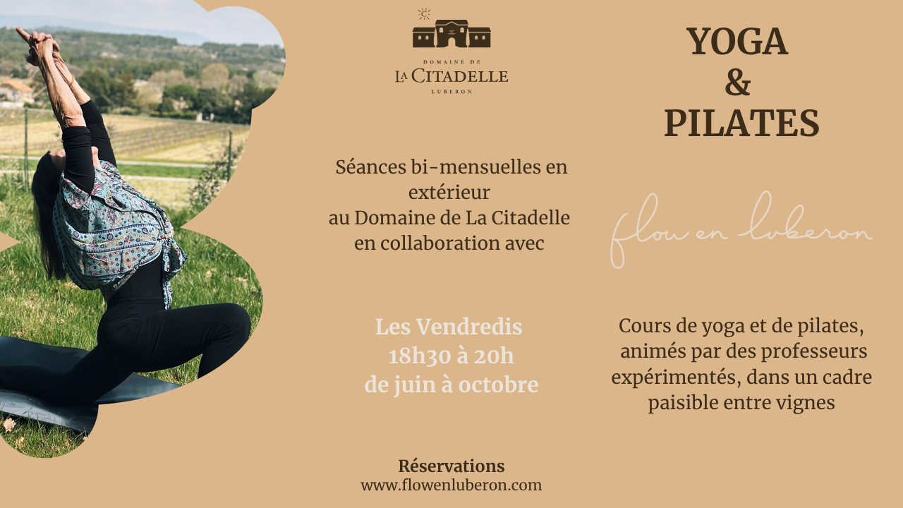 Yoga & Pilates au coeur des vignes