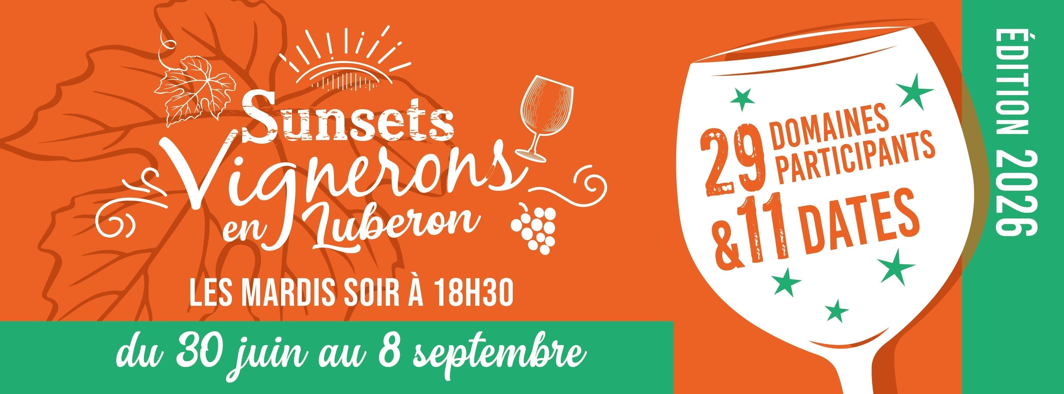 Les Sunsets Vignerons reviennent au Domaine de La Citadelle !