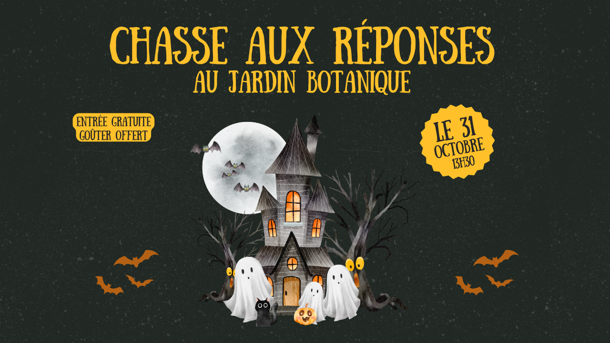 Journée Halloween au Jardin Botanique pour