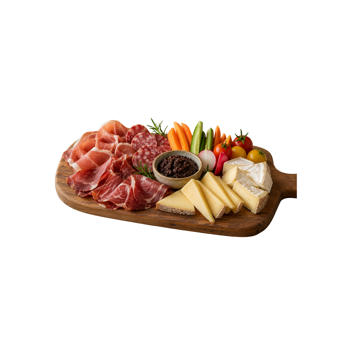 Wurst- und Käseplatte