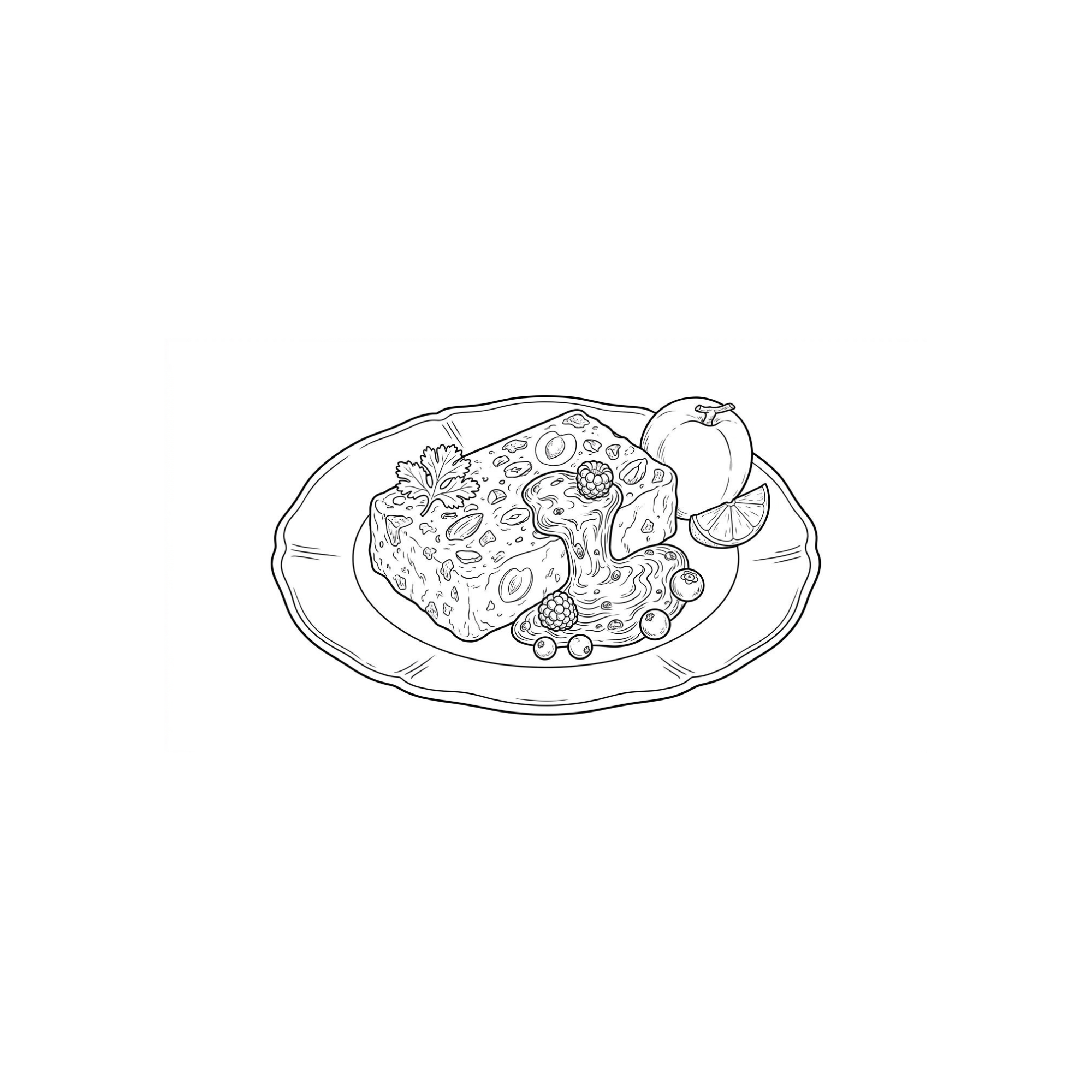 Dessert : Nougat glacé à l'abricot